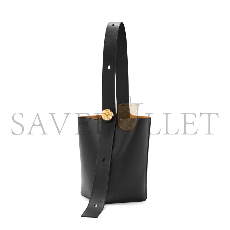 LOEWE MEDIUM PEBBLE BUCKET IN SMOOTH CALFSKIN AANBBBWX01 (28*24.5*23.5cm)